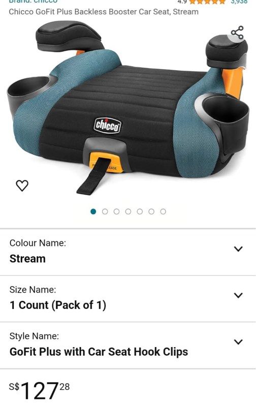 Gofit backless booster car seat clearance