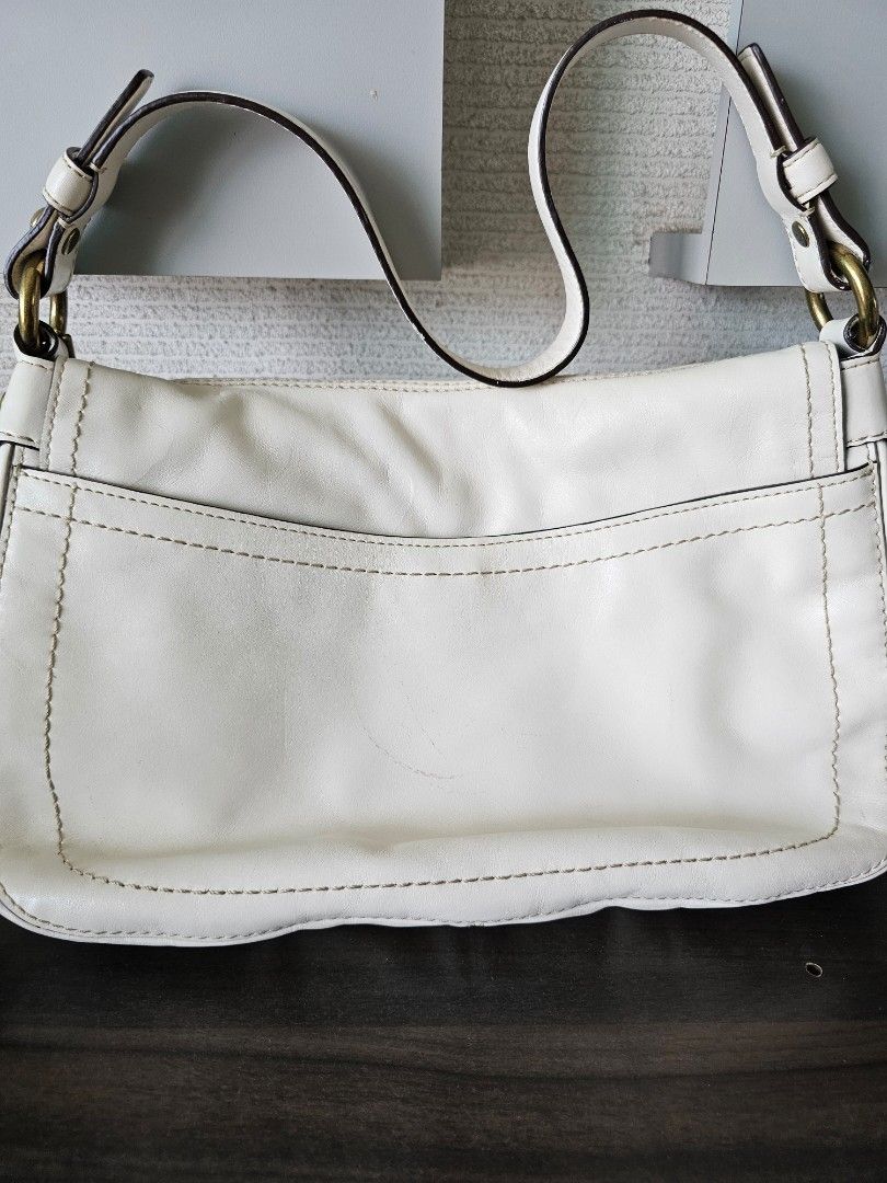 Coach Legacy Garcia leather buckle shoulder bag, Luxury, Bags  