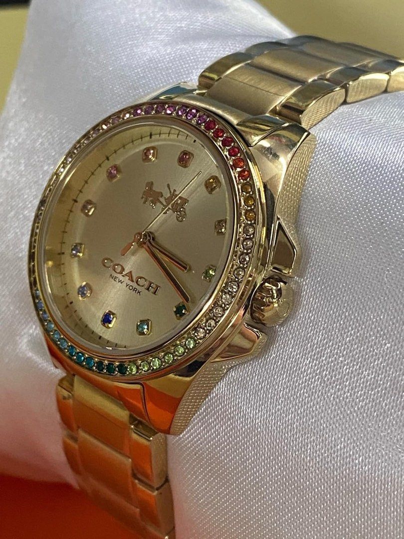 Coach Tristen Rainbow Women s Fashion Watches Accessories Watches on Carousell