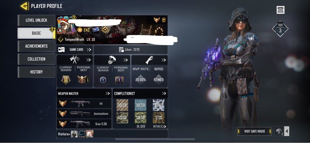 codm acc (Category: Others) located in Singapore. Submitted by goatedblackboi (Listing ID 1318223407, Image 1). Description: .