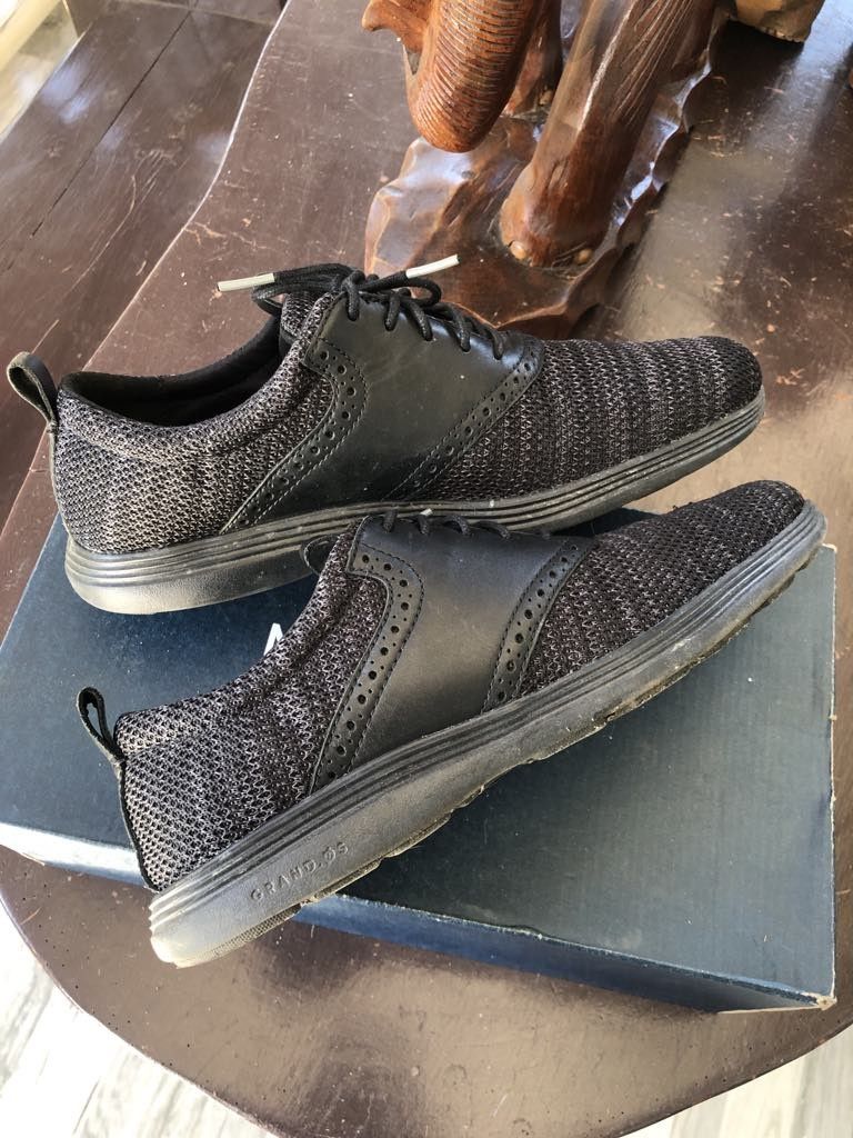 Cole Haan Grand Tour Knit Ox Black Grand OS Oxford Men s Shoes 8 US M Men s Fashion Footwear Sneakers on Carousell