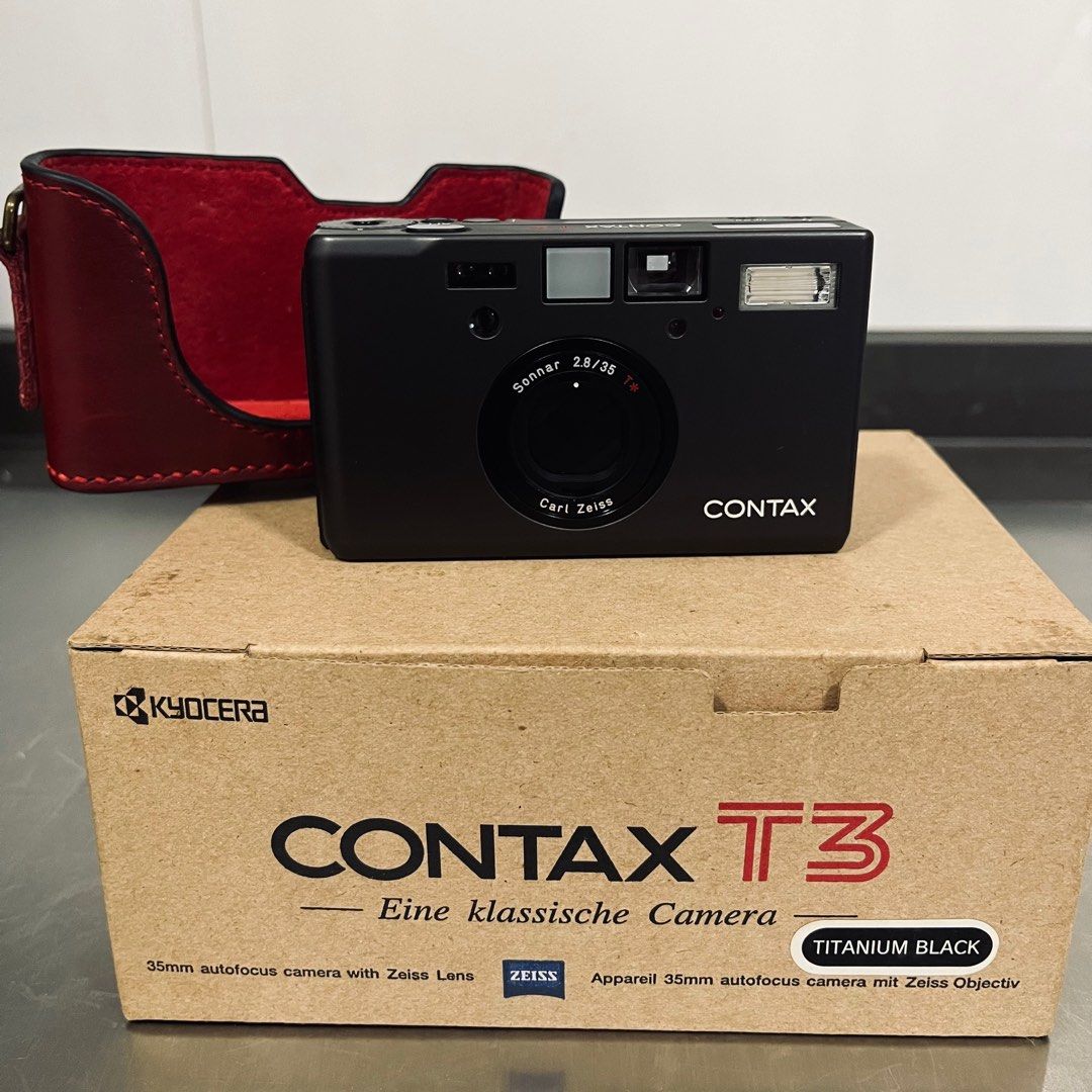 CONTAX T3 CONTAX T3 チタンブラック フィルムカメラ 京セラ CONTAX T3