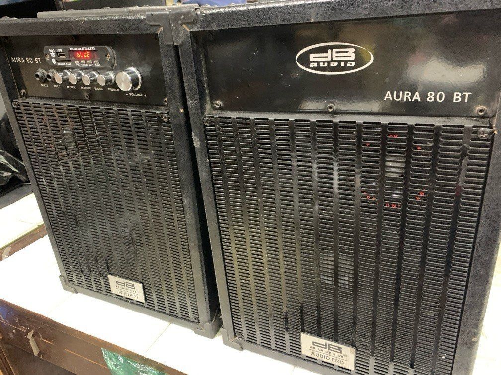 Dbaudio Aura 80 BT 350watts x 2 Amplified Speaker 220volts, Audio ...