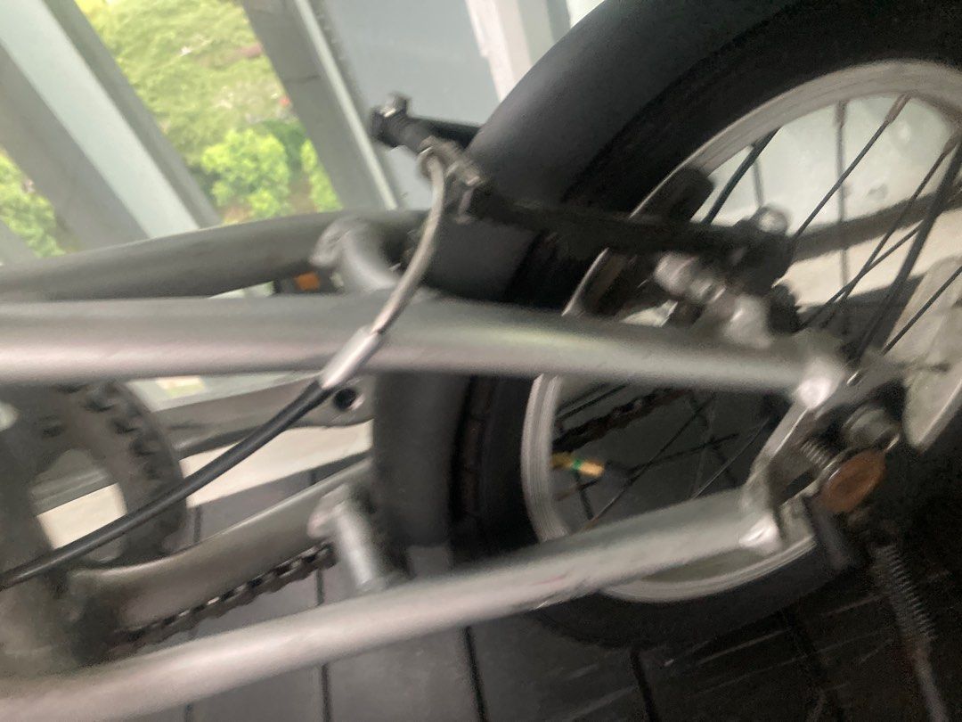 Decathlon Btwin Foldable bicycle foldie Tilt 500 XS 14in Light Grey