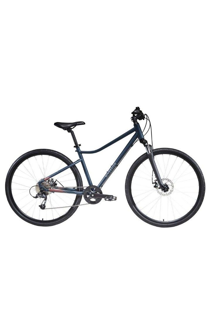 Decathlon hybrid bike riverside Sports Equipment Bicycles Parts Bicycles on Carousell