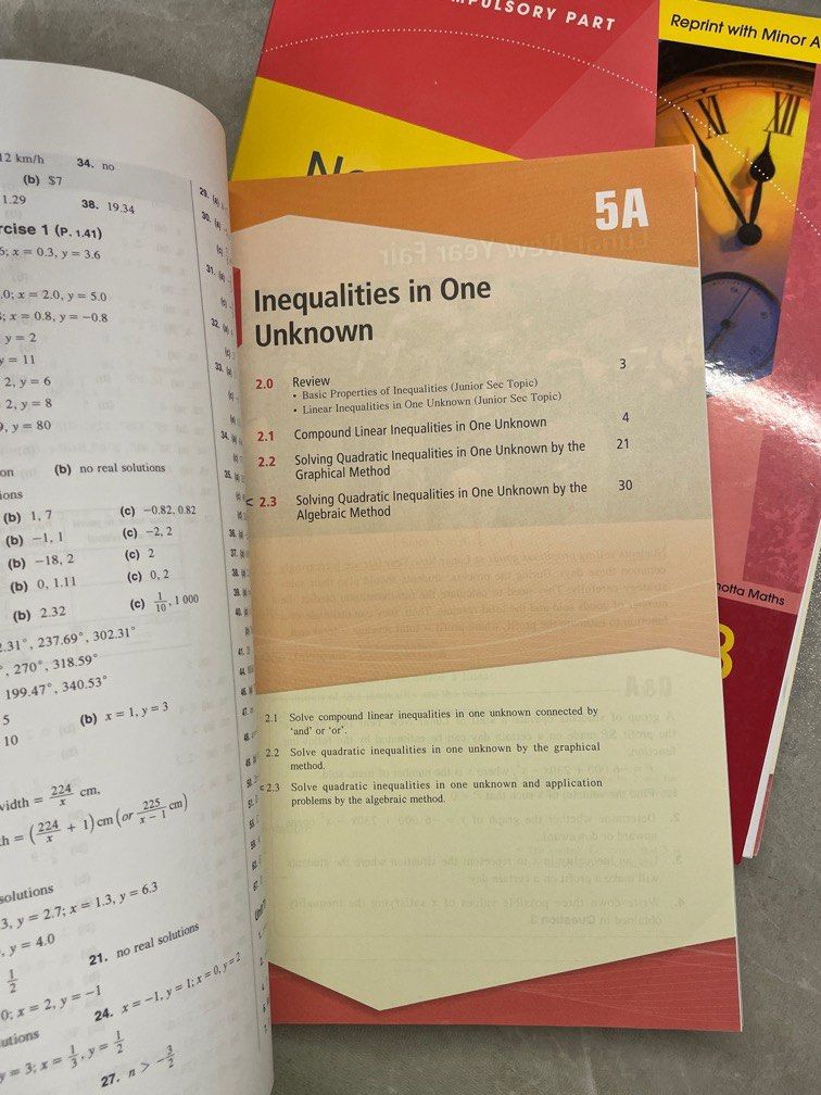 DSE Math: New Century Mathematics 5A and 5B, 其他, 其他 - Carousell