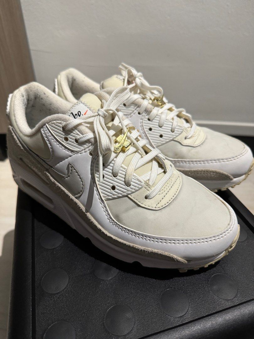 EUR 37.5 Nike Air Max 90 Light Bone University Gold