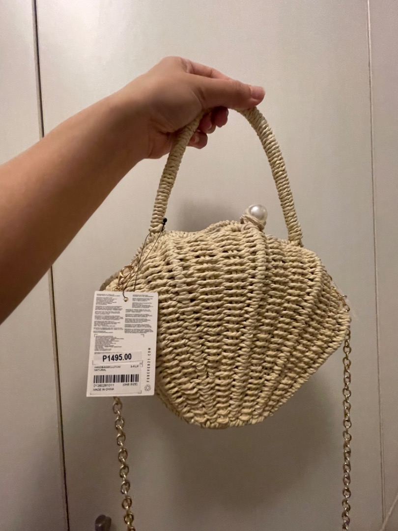 Forever 21 rattan bag discount