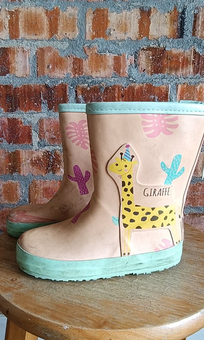 Kids rain boots size 1 outlet