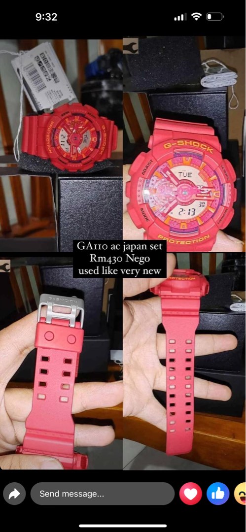 GA 110 ac Japan Set Men s Fashion Watches Accessories Watches on Carousell