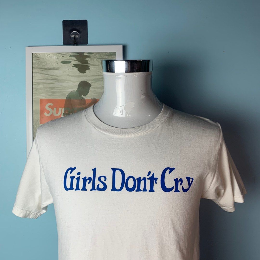 Girls Don't Cry Butterfly L/S Tee Washed Black/Blue Men's