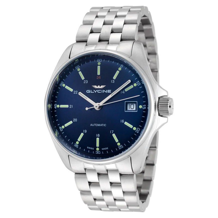 Glycine Combat 6 Classic Blue 36mm Automatic Watch Luxury Watches on Carousell