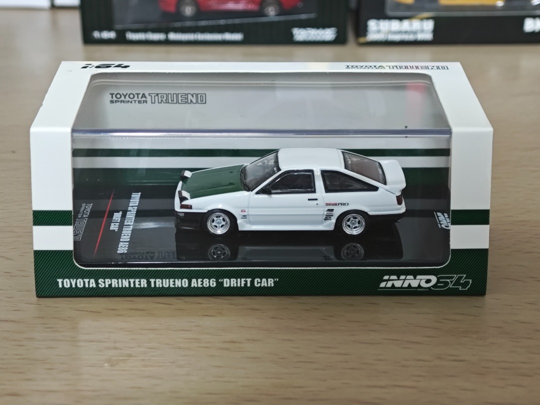 INNO64 Toyota AE86 土屋圭市1:64, 興趣及遊戲, 玩具& 遊戲類- Carousell