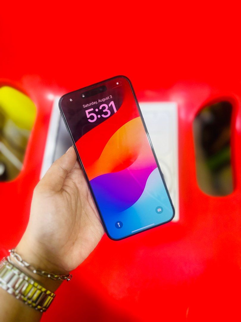 Iphone 15 promax 256Gb 98bh smart locked no issues (Category: iPhone 15 Series) located in Pasig City. Submitted by najihahtelecomshop2018 (Listing ID 1318243473, Image 3). Description: OPEN FOR SWAP/SELLING: (INSTALLMENT THRU CREDITCARD/GGIVES/SPAYLATER) 🔸WE BUY AND SELL ANY KINDS OF GADGETS ( Pass sa Old Model ) 🔸 ‼️TAKENOTE: PASS SA MGA SCAMMERS | THIRD PARTY )‼️ Quick Specs: ⤵️ (ONHAND) iPhone 15 Promax 256 ( other GB are also available) 98