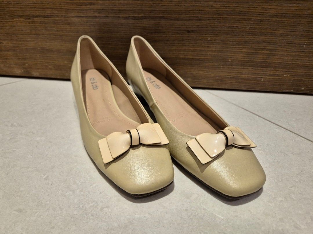 Low heel leather shoes outlet