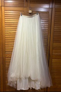 White tulle skirt singapore on sale