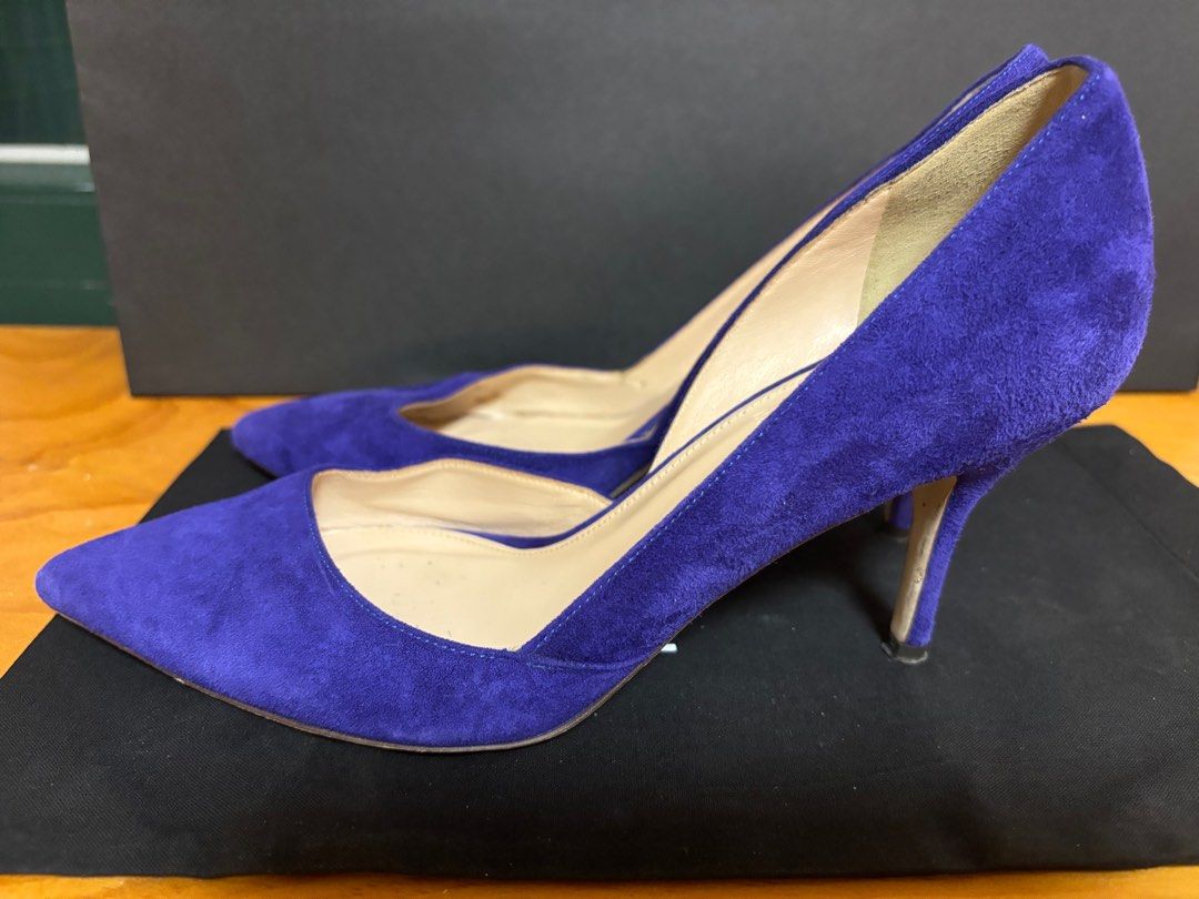 J Chew purple blue pump high heels Carousell