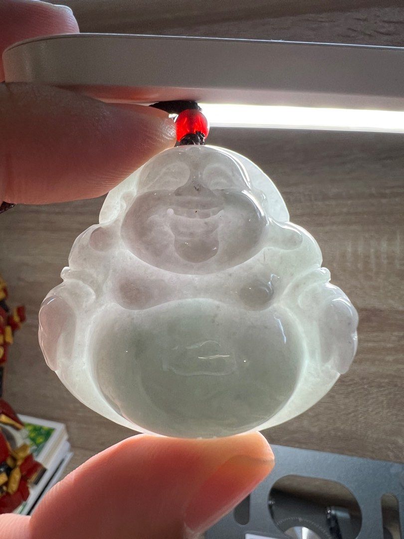 Jadeite Green Purple Buddha Pendant Hobbies Toys Memorabilia Collectibles Vintage Collectibles on Carousell