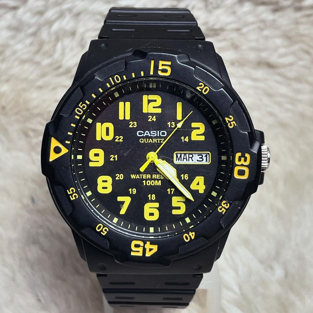 Jam tangan analog CASIO MRW 200H original warna hitam Fesyen Pria Jam Tangan di Carousell