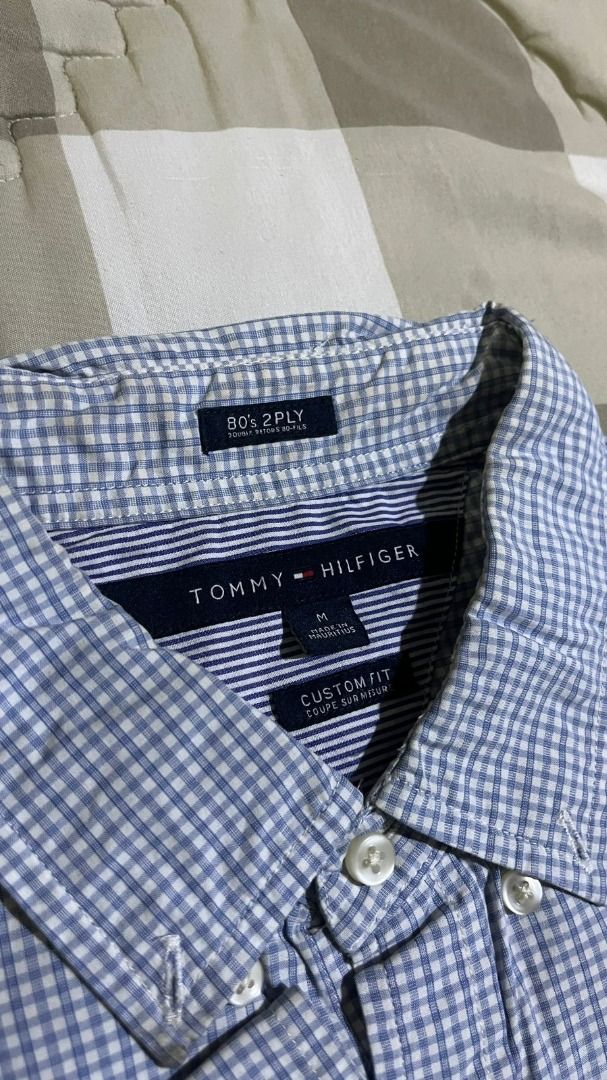 Camisa Tommy Tommy Hilfiger Kemeja Tommy Hilfiger Pantalones Mom
