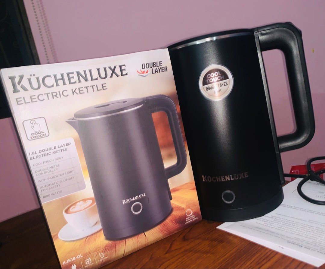 KUCHENLUXE ELECTRIC KETTLE 1.8L DOUBLE LAYER (Category: Kettles & Airpots) located in Imus. Submitted by foodhaveit24 (Listing ID 1318083596, Image 1). Description: .