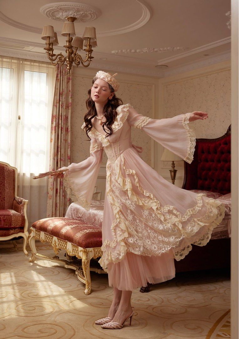 アメリヴィンテージ 3WAY LAYERED LACE DRESS パーティー