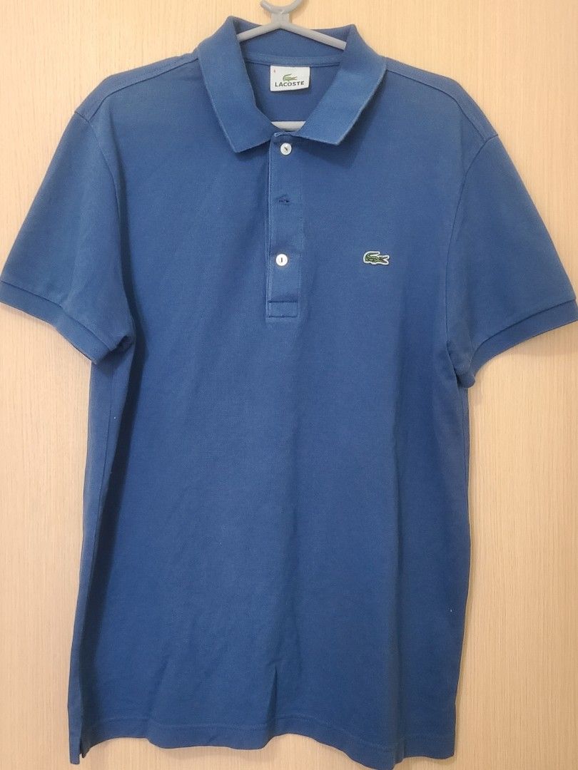 Lacoste Blue Polo Shirt Men (Category: Tshirts & Polo Shirts ) located in Pasig City. Submitted by amd02 (Listing ID 1318116145, Image 1). Description: Authentic Lacoste Color Rate : >9 Length : 27.5 width: 19.5 inches Sleeve Length:8 Sleeve Opening: 6.0 Shipping shoulder by buyer Payment: Gcash Location: Pasig.