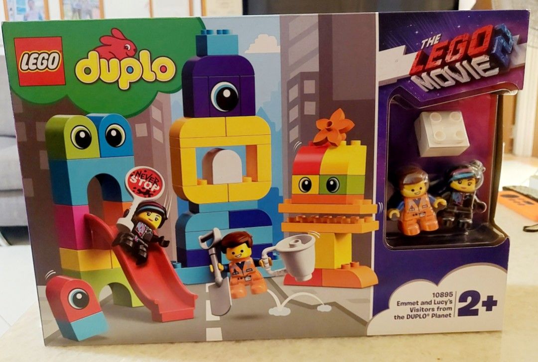 LEGO DUPLO 10895 THE LEGO MOVIE EMMET AND LUCY S VISITORS FROM THE DUPLO PLANET Hobbies Toys Toys Games on Carousell