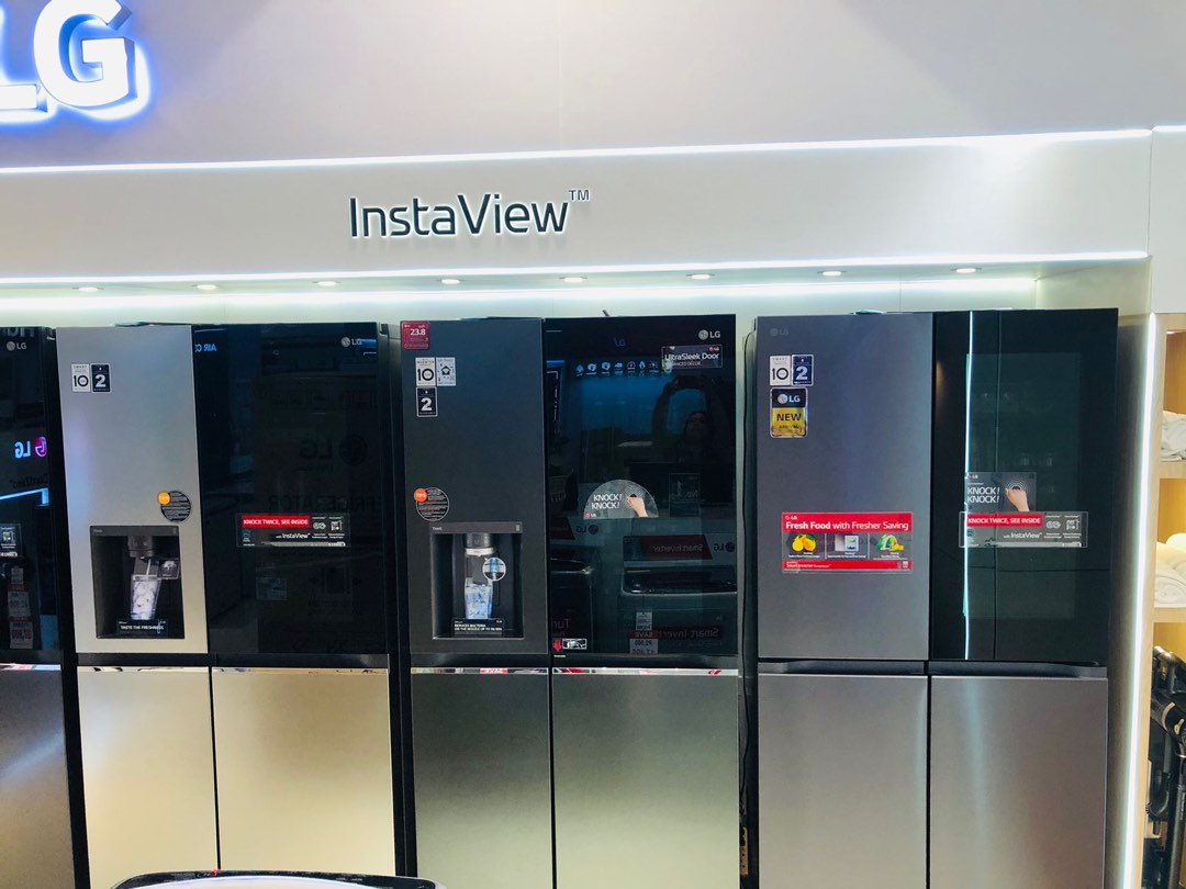 LG INSTAVIEW SIDE BY SIDE INVERTER REFRIGERATOR RVS-G245PZ RVS-X238MC ...