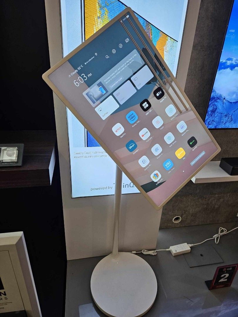 LG STAND BY ME, SMART TV (SMART TOUCH SCREEN) (Category: TV) located in Manila. Submitted by chuck_claros (Listing ID 1318104527, Image 3). Description: LG STAND BY ME ROLLABLE SMART TV SMART TOUCH SCREEN ▫️For inquiries Please call or text 0947-567-3860 (SMART) 0956-274-6023 (GLOBE) Look for Chuck Thank you 🙏🏻😇 ☑️BRAND NEW FACTORY SEALED UNIT WITH OFFICIAL SALES INVOICE AND WARRANTY 🔻SALE!!! SALE!!! SALE!!!🔻 🔻!!! DISCOUNTED PRICE !!!🔻 ◽LG
