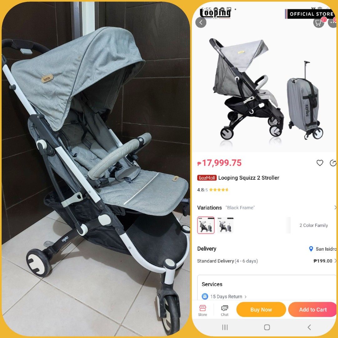 Looping Stroller Babies Kids Going Out Strollers on Carousell