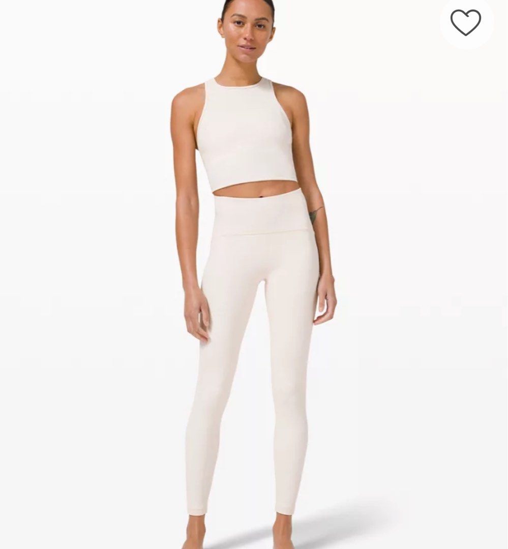 Lululemon white tights clearance