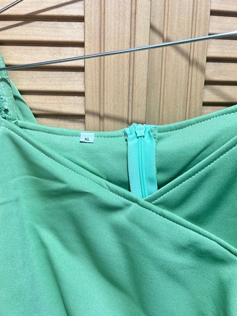 Mint green Jumpsuit (Category: Jumpsuits) located in Makati City. Submitted by MinimalMaxims (Listing ID 1318103783, Image 2). Description: Bought in 🍊 never use, fit lang. Option outfit for a wedding but I wore another dress instead. .