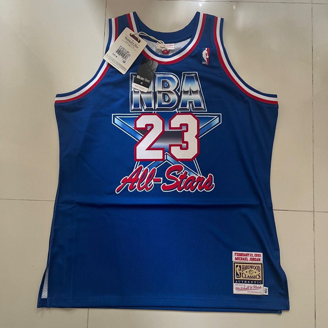 Mitchell Ness MN Mitchell and Ness Michael Jordan 93 All Star AU jersey Size 48 XL Carousell