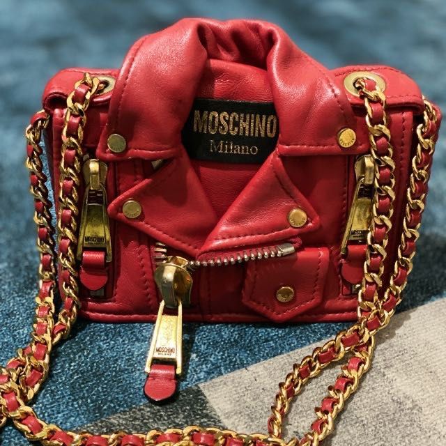 Moschino Biker Bag Moschino Bag Strap Moschino Heart Biker Bag