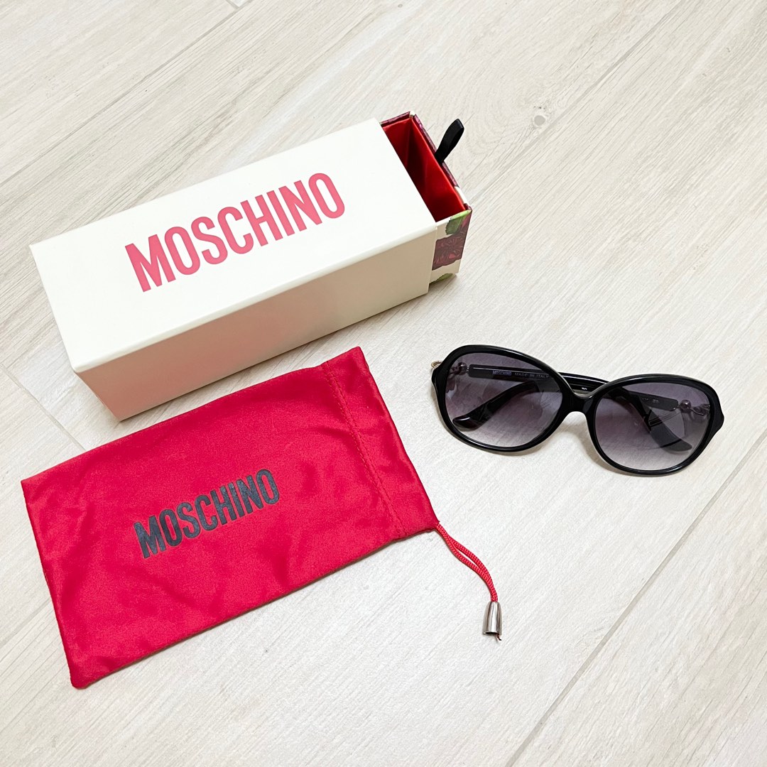 Moschino sunglasses red deals
