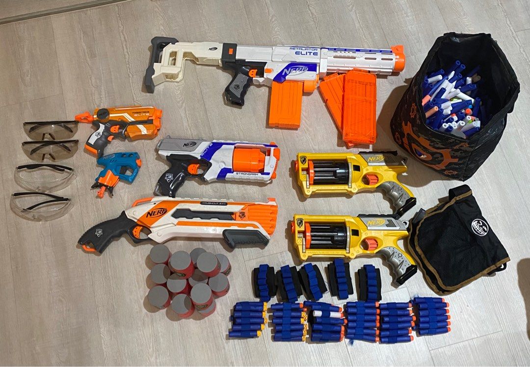 NerfGunSetBulletsAccessories,Hobbies&Toys,Toys&GamesonCarousell