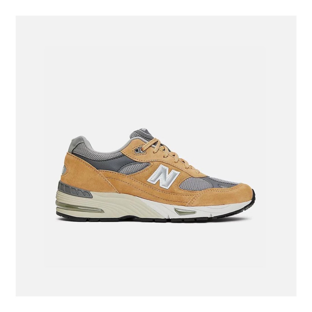 New Balance 991 Tan Grey Made in UK. Men s Fashion Footwear Sneakers on Carousell