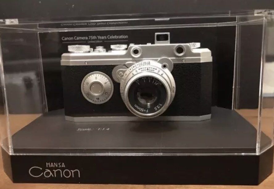 NEW Original Canon Camera 75th Years Celebration Hansa Limited