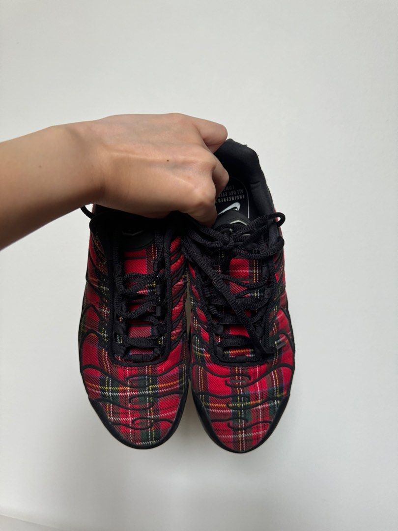 NIKE Air Max Womens PLUS TN SE TARTAN Women s Fashion Footwear Sneakers on Carousell