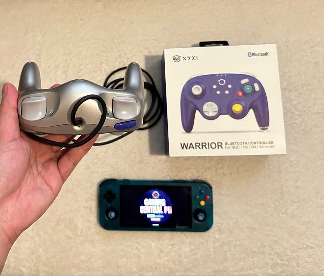Nintendo Game Cube T3 Controller and Nyxi Warrior for SALE (Category: Controllers) located in Mandaluyong City. Submitted by gamingcentralph (Listing ID 1318084039, Image 3). Description: Nintendo Game Cube T3 Controller and Nyxi Warrior for SALE Nyxi Warrior Condition: Good as new. It was given to me directly by NYXI Game for me to review sa YT channel ko kasi content creator ako. Used only once nung ginawa ko yung content. PRICE: 1,900 (SOLD) N
