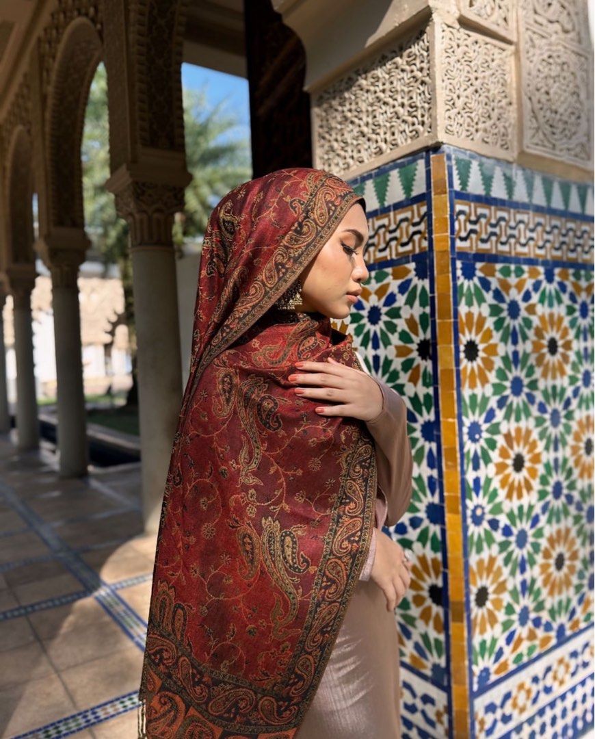 tudung shawl pashmina