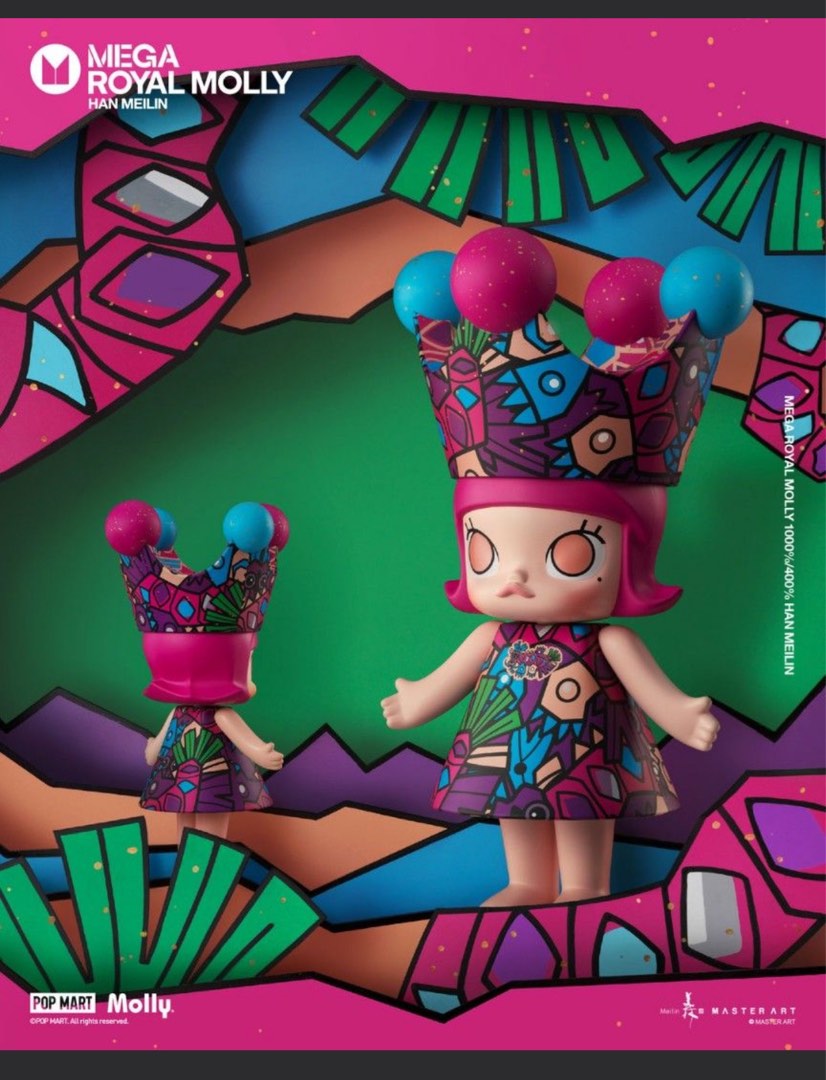 MEGA ROYAL MOLLY 400% HAN MEILIN POPMART