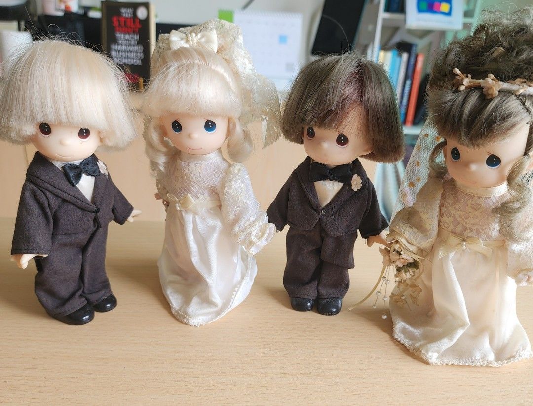 Precious Moments Wedding Couple Figurines Hobbies Toys Toys Games on Carousell