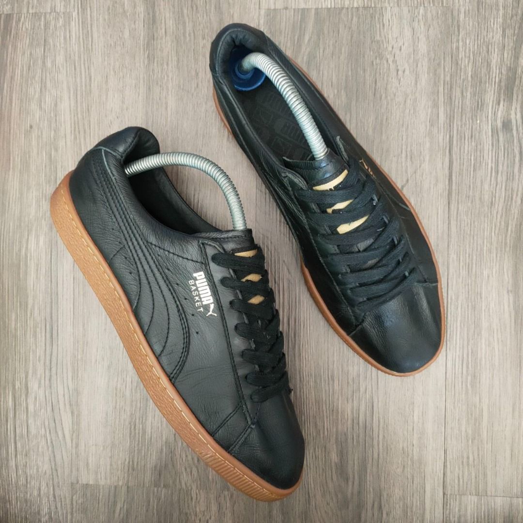 Puma basket gum sole hot sale