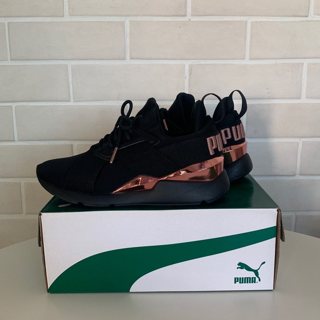 Puma Muse Metal Women s Shoes Men s Fashion Footwear Sneakers on Carousell