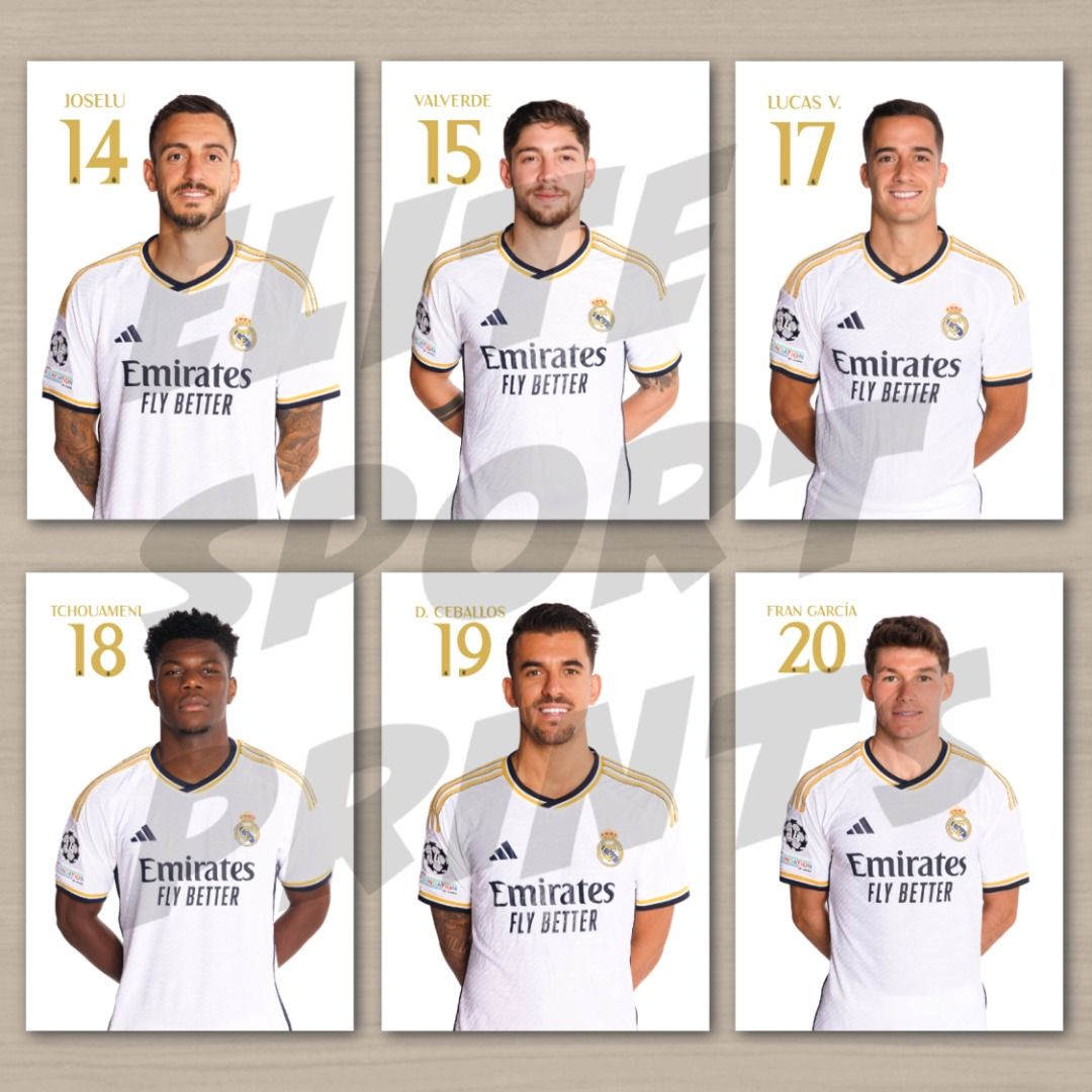 Real Madrid Official Autographed Cards 2023-24 Digital Rare Unsigned ...
