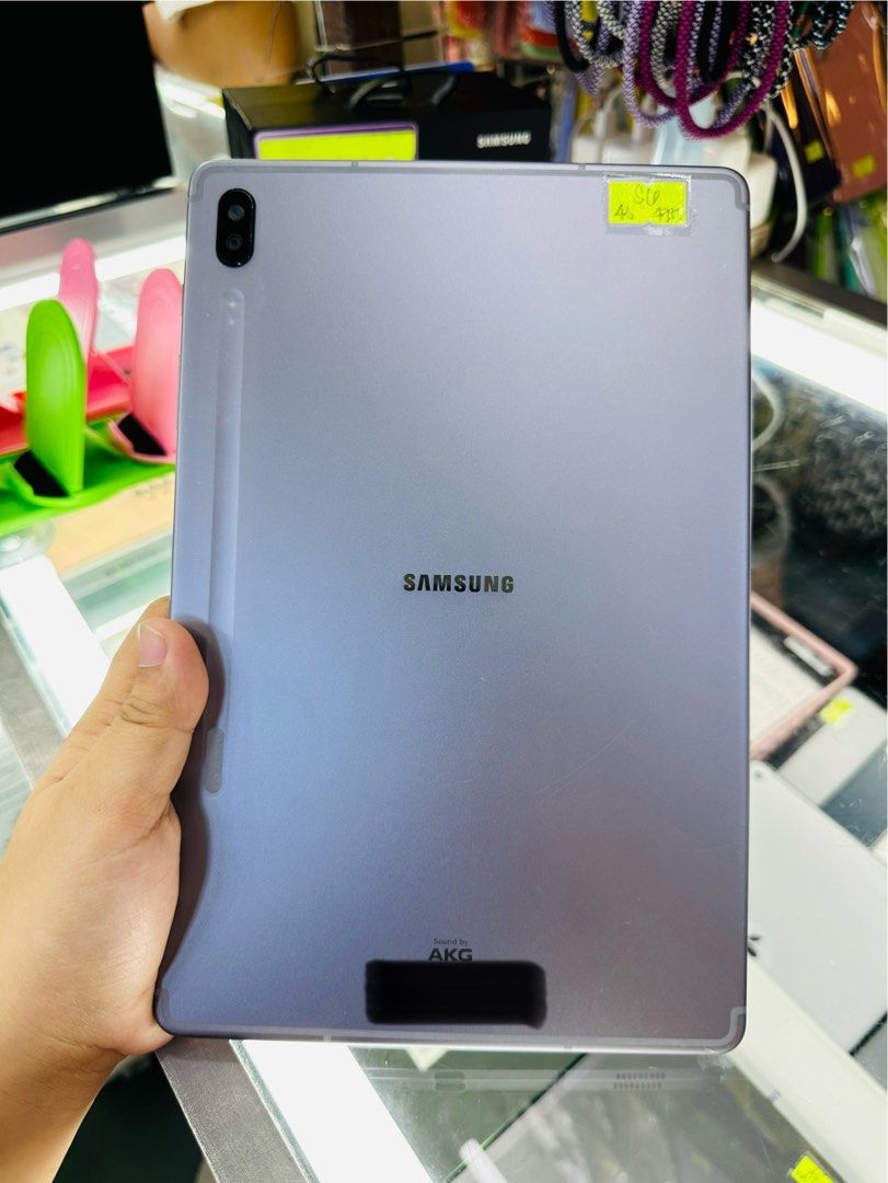 Samsung Tab S6 128gb LTE (Category: Android) located in San Juan City. Submitted by javedsgadgetshop (Listing ID 1318094452, Image 1). Description: OPEN FOR INSTALLMENT VIA CREDIT CARD/GGIVES/SPAY/BILLEASE & SWAP/TRADE-IN! WE BUY AND SELL ( ANYKINDS OF UNIT BINIBILI PO NAMIN)! PTPA : Padelete po f bawal Quick Specs : Samsung Tab S6 •128gb •NTC Variant •Good batt health •Factory Unlock •95% Smoothness •No hidden issue | No Repaired •100% Authentic