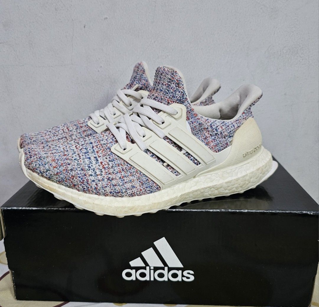 Sepatu Ultra Boost White Multi-color Ultraboost Sepatu Adidas