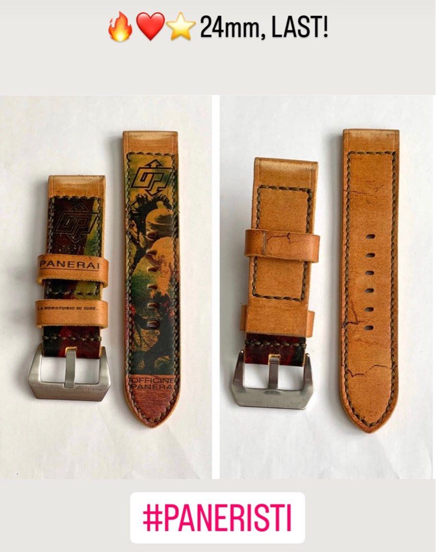 😁🔥[FULLY SOLD OUT!] 24mm👴🏻STRAPMAKER RETIRED- BROWN LEATHER